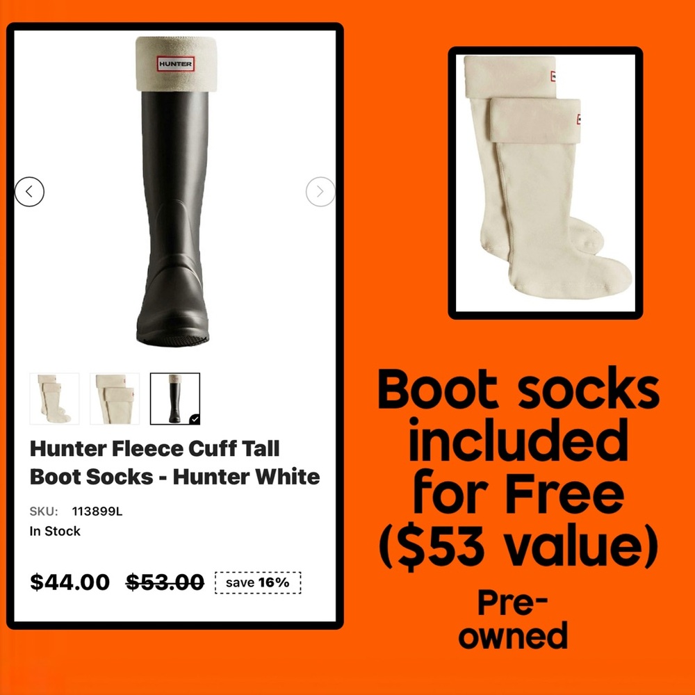 RARE Hunter Original Tall Gloss Rain Boot (RETIRED COLOR) - Picture 2 of 10